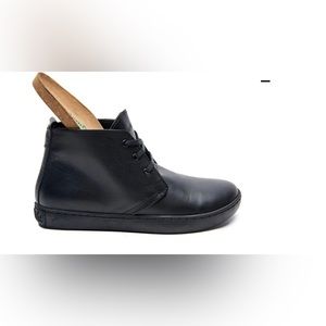 COMFORTEÜSSE BLACK Skin Leather Ankle Boot